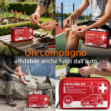 Carica l'immagine nel visualizzatore di Gallery, Upgrade4cars Kit Pronto Soccorso Auto Versione 2026 Norma DIN 13164