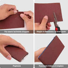 Carica l'immagine nel visualizzatore di Gallery, WORKPRO Rotoli Carta Vetrata Abrasiva 5 m x 93 mm, Set da 4 Pezzi