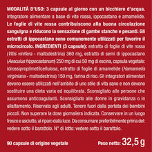 Carica l'immagine nel visualizzatore di Gallery, Complesso Circolazione | Gambe Gonfie e Pesanti | 90 Capsule | Nutrimea
