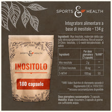 Carica l'immagine nel visualizzatore di Gallery, Inositolo Complesso Myo D-Chiro 2000mg - 180 Capsule Alto Dosaggio Puro