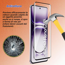 Carica l'immagine nel visualizzatore di Gallery, [2+2 pezzi Vetro Temperato Compatibile con OPPO Reno 12 5G e Fotocamera Pellicola Protettiva,Senza Bolle,Durezza 9H,Anti