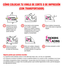 Carica l'immagine nel visualizzatore di Gallery, Set di 2 adesivi sponsor per auto moto racing in vinile stampato sport tuning in vinile polimero esterno resistente al c