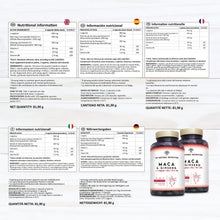 Carica l'immagine nel visualizzatore di Gallery, Maca Peruviana + Ginseng + L Arginina. Tripla Energia.