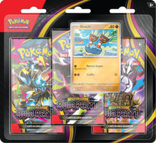 Carica l'immagine nel visualizzatore di Gallery, Pokémon: confezione da tre buste dell’espansione Megaevoluzione - Buio Pesto del GCC Pokémon (1 carta promozionale ologr