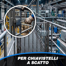 Carica l'immagine nel visualizzatore di Gallery, STEXFIT Chiave Quadrata Contatore da 8 mm, Chiave Universale per Contatori Gas, Elettrici, Acqua e Quadri Elettrici (1 P