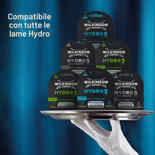 Carica l'immagine nel visualizzatore di Gallery, Wilkinson Sword Hydro 5, rasoio uomo, confezione da 4 ricariche