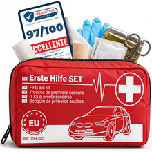 Carica l'immagine nel visualizzatore di Gallery, Upgrade4cars Kit Pronto Soccorso Auto Versione 2026 Norma DIN 13164