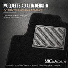 Carica l'immagine nel visualizzatore di Gallery, Tappetini Ford Fiesta V dal 2005 al 2008, Su Misura, Set 4 Pezzi