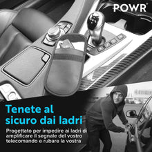 Carica l'immagine nel visualizzatore di Gallery, POWR 2 Sacchetti Schermati per Chiavi Auto con blocco RFID