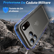 Carica l'immagine nel visualizzatore di Gallery, SPORTLINK Cover per iPhone 18 Pro &amp; 17 Pro Impermeabile 360 Antiurto, Nero