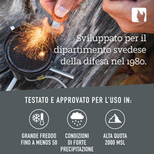 Carica l'immagine nel visualizzatore di Gallery, Light My Fire Acciarino per Fuoco Pietra Focaia Kit Sopravvivenza Militare