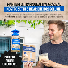 Carica l'immagine nel visualizzatore di Gallery, Super Ninja Trappola per Mosche da Esterno Riutilizzabile, con Attrattivo