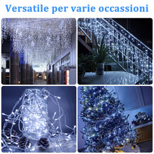 Carica l'immagine nel visualizzatore di Gallery, Catena Luci LED 23M 200LED Luci Natalizie Bianco Freddo Stringa Luci 8 Modalità IP44,Catena Lumonosa Decorazione Albero 