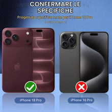 Carica l'immagine nel visualizzatore di Gallery, Diruite Protezione Fotocamera per iPhone 18 Pro Pellicola Fotocamera