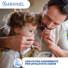 Carica l'immagine nel visualizzatore di Gallery, Narhinel Aspiratore Nasale per Neonati e Bambini con 2 Ricambi Morbidi