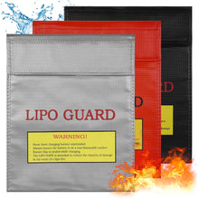 Carica l'immagine nel visualizzatore di Gallery, 3 Pcs Borsa Ignifuga Lipo Safe Bag per Batterie, 22.5x18.5 cm