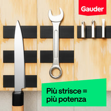 Carica l'immagine nel visualizzatore di Gallery, GAUDER Nastro magnetico adesivo forte, calamite adesive (3 m x 15 mm)