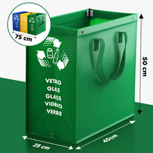 Carica l'immagine nel visualizzatore di Gallery, PTMS® Borse Raccolta Differenziata - 3 Bidoni per Carta, Plastica e Vetro