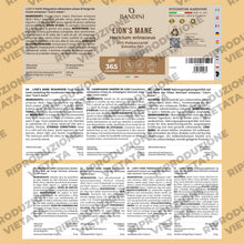 Carica l'immagine nel visualizzatore di Gallery, Bandini® Lions Mane 365 Compresse (+1 Anno) con Pepe Nero, Hericium Erinaceus 2000mg, Fornitura Annuale di Hericium con 