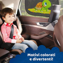 Carica l'immagine nel visualizzatore di Gallery, Tendine Parasole Auto Bambini - Protezione Solare 99% Dai Raggi UV - 2 Pezzi 51x31 cm 80g/m2 - Accessori Macchina Per In