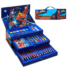 Carica l'immagine nel visualizzatore di Gallery, Marvel Valigetta Colori per Bambini Spiderman con Pennarelli e Matite Colorate (Multicolore Spiderman)
