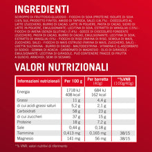 Carica l'immagine nel visualizzatore di Gallery, Enervit, Power Crunchy Choco Drops, Barretta Energetica con Gocce di Cioccolato Fondente, con Magnesio, Vitamina B1 e il