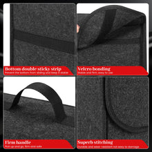 Carica l'immagine nel visualizzatore di Gallery, Einesin Borsa Porta-Oggetti Auto da Baule in Feltro, Organizer Bagagliaio per Attrezzi &amp; Cura, Organizer per Auto, Borsa