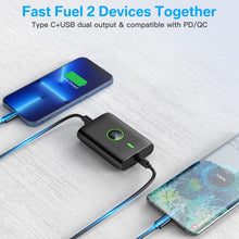 Carica l'immagine nel visualizzatore di Gallery, Caricatore portatile,PD 22.5W 10000 mAh power bank mini fast charge,con display LED usb c batteria cellulare,per,HuaWei,