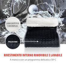 Carica l'immagine nel visualizzatore di Gallery, Alpina Scaldapiedi Elettrico - per la Cura Dei Piedi - Cuscino Lavabile - 3 Livelli di Calore - Grigio