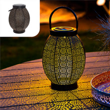 Carica l'immagine nel visualizzatore di Gallery, Gadgy Lanterna Solare Da Esterno Fiore | Lanterna Da Giardino e Balcone A LED | Lampada Orientale | Lampade Decorativa |
