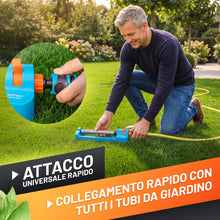 Carica l'immagine nel visualizzatore di Gallery, GRÜNTEK Irrigatore Giardino Oscillante Automatico. Irrigatori da Giardino.