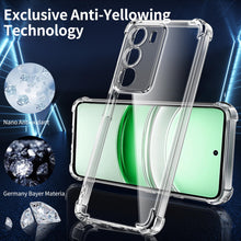 Carica l'immagine nel visualizzatore di Gallery, Tentoki 3 in 1 Cover e Vetro Temperato per Realme C71, [Cuscino d'Aria Integrato] TPU Custodia Protettiva Antiurto Ultra