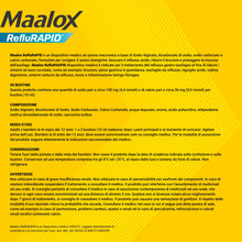Carica l'immagine nel visualizzatore di Gallery, Maalox Reflurapid Blocca il Reflusso Gastroesofageo, Riduce Bruciore e Acidità di Stomaco, anche in Gravidanza - con Bic