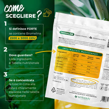 Carica l'immagine nel visualizzatore di Gallery, Symbeauty Bromelina Forte Drenaline 120 Cpr (4 mesi) 5000GDU Complex Vegano
