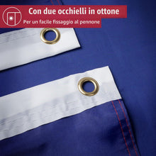 Carica l'immagine nel visualizzatore di Gallery, PHENO FLAGS Bandiera Romania 90x150cm – rumena – resistente alle intemperie con occhielli in ottone - 100% poliestere - 