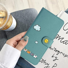 Carica l'immagine nel visualizzatore di Gallery, Custodia per Samsung Galaxy A18/A17/A26/A16,Gatti carini e colorati Cover Portafoglio Protettiva Libro Flip Caso Phone M