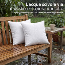 Carica l'immagine nel visualizzatore di Gallery, Utopia Bedding Cuscini da esterno 45 × 45 cm impermeabili, 4 pezzi