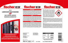 Carica l'immagine nel visualizzatore di Gallery, Fischer FTC-F7 Spray Sbloccante Rapido, Lubrificante Detergente Protettivo Multifunzione 400 ml, 519750