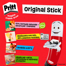 Carica l'immagine nel visualizzatore di Gallery, Pritt Colla Stick, Colla trasparente per scuola e ufficio, 12 x 22 g
