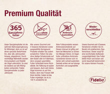 Carica l'immagine nel visualizzatore di Gallery, Fidelio, mangime per uccelli selvatici, mix di uccelli selvatici, per tutto l'anno, ricco di proteine/energia, mangime p