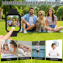 Carica l'immagine nel visualizzatore di Gallery, Smartwatch Bambini, Orologio Smartwatch Bambini con Monitor del Sonno, Contapassi, 1,83" HD,18 Giochi, Allarme, Nessun t