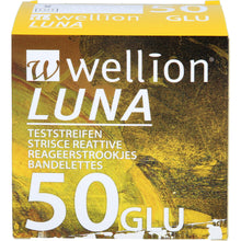 Carica l'immagine nel visualizzatore di Gallery, Med Trust Dispositivo Medicale Wellion Luna Glicemia, Strisce, Multicolore, 50 Unità