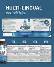 Carica l'immagine nel visualizzatore di Gallery, Magnesio Bisglicinato 1500mg con Vitamina B6 – Supporta Stress e Stanchezza