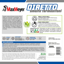 Carica l'immagine nel visualizzatore di Gallery, MAXMEYER Diretto Termosifoni Opaco R9010 Bianco 0.5 L