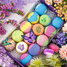 Carica l'immagine nel visualizzatore di Gallery, Bombe da Bagno, DUAIU Bombe da Bagno Profumate per Bambini, 14 x da Bagno Set Regalo con Olio Essenziale per Donna, la F