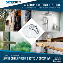 Carica l'immagine nel visualizzatore di Gallery, DIYexpert ventose con gancio | Prodotte in Germania | [Ø 40 mm] [10 pezzi] | Ventose di qualità per campeggio e auto | I
