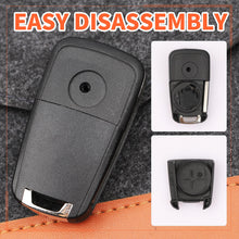Carica l'immagine nel visualizzatore di Gallery, 2 Pezzi Guscio Chiave Auto 2 Tasti Telecomando Ricambio Chiave compatibile con Opel Vauxhall Astra Insignia Vectra Corsa