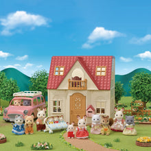 Carica l'immagine nel visualizzatore di Gallery, Sylvanian Families - Set Casetta Accogliente Starter Home con Coniglietta Cioccolato, Mobili Essenziali e Luce Funzionan