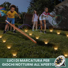 Carica l'immagine nel visualizzatore di Gallery, Solpex Luci Solari Giardino all'aperto, confezione da 10 mini luci solari da terra, impermeabili,ad energia solare, illu