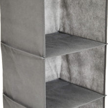 Carica l'immagine nel visualizzatore di Gallery, Amazon Basics Organizer da appendere nell’armadio, 6 livelli, Grigio, 22 x 29 x 23 cm